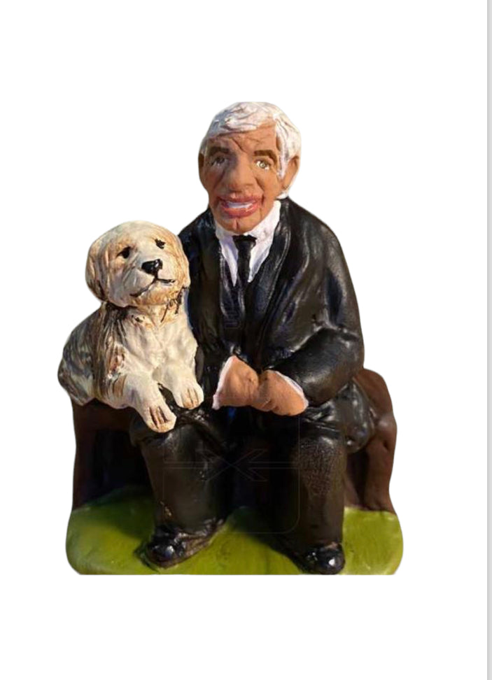 Le vieil homme et son chien